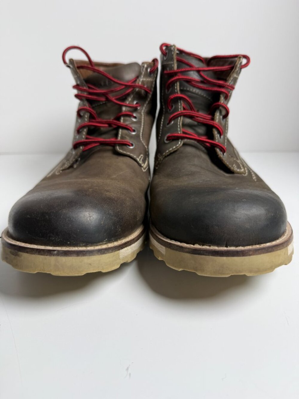 Keen The 59 Moto Brown Oiled Leather Lace Up Rounded Toe Boots Mens 13M - Picture 5 of 9